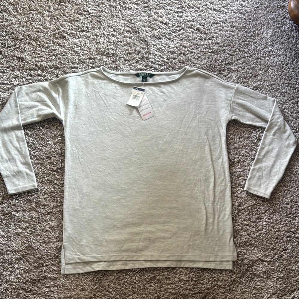 Lauren by Ralph Lauren Long Sleeve Top - Size XS - NWT